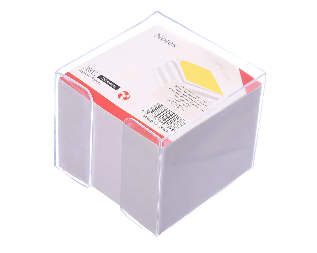 Elmaayergy S-235 TH11 Set Of 750 Sheet Of Memo Paper With Holder With Durable Material, Suitable For School And Home