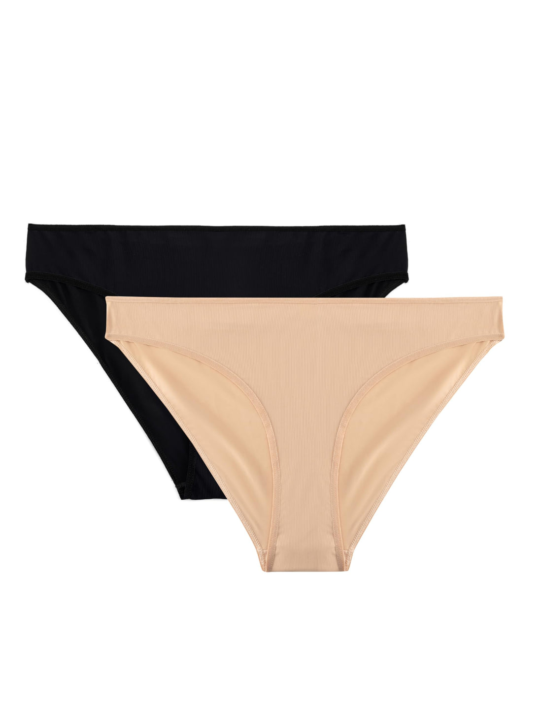 Koton Women 2-Pack Brief Panties SKIN BLACK (SB2) size S