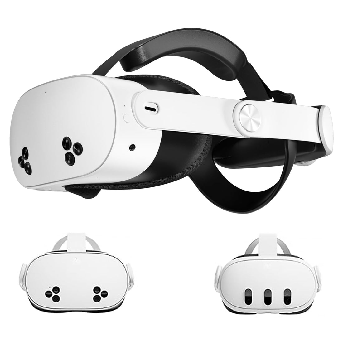 Head Strap for Meta Quest 3/3S,Comfort Adjustable Elite Strap Replacement for Oculus Quest 3/3S Reduce Pressure,Soft Cushion VR Headset Accessories (Meta Quest 3S / Quest 3)