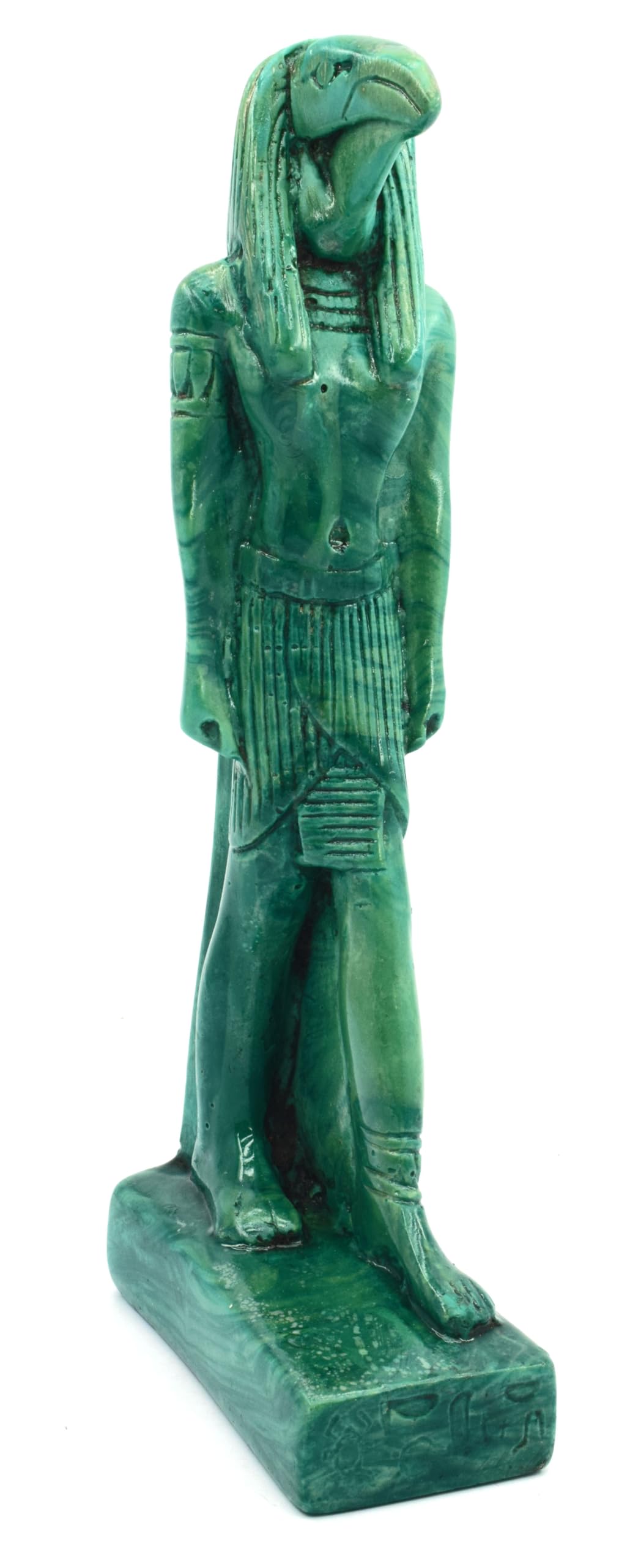immatgar pharaonic Statue ancient Egyptian souvenirs gifts for women and men Home Décor Sculpture Pharaohs (Seth - green 16 CM Height)