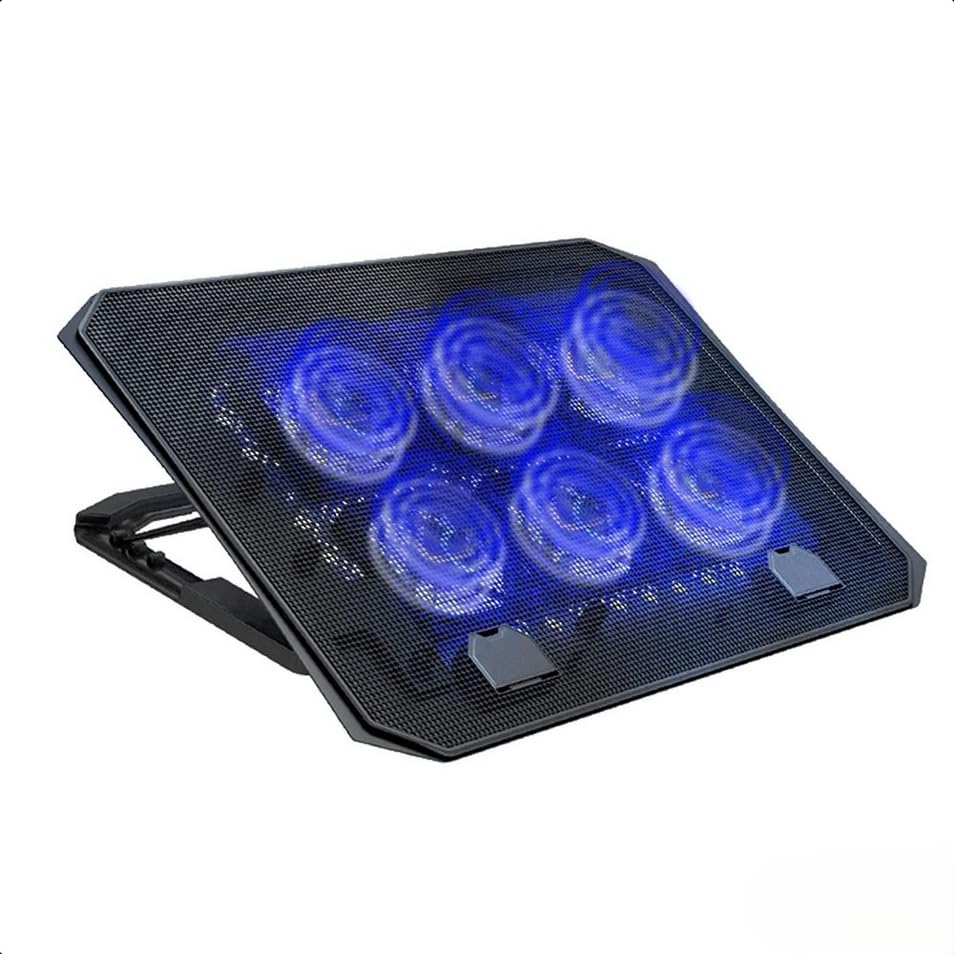 LapTop Cooling Pad - 6 Fan (6x80mm) - Silent fan - USB Power - Gigamax GM99