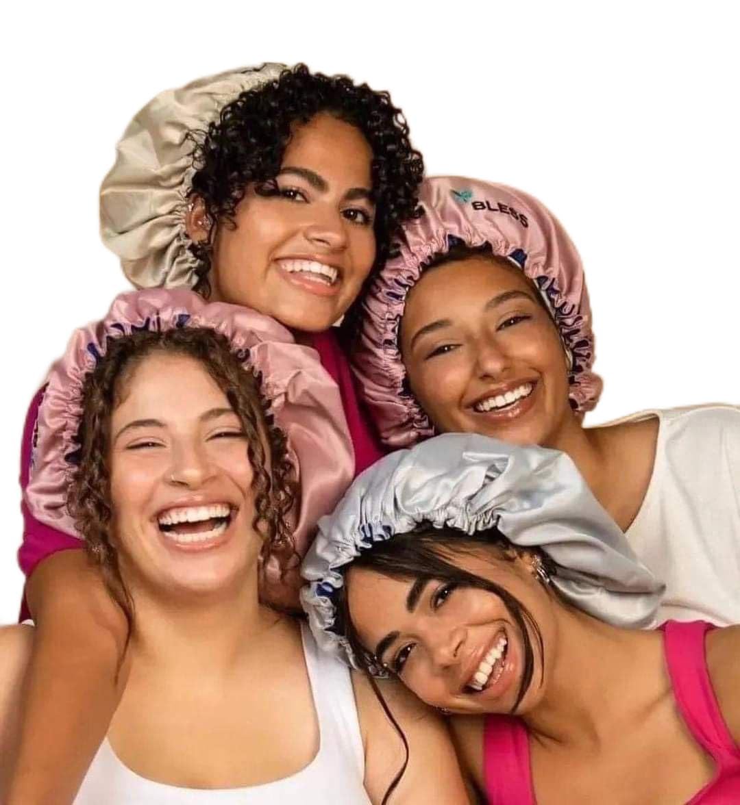 Satin Bonnet: for Dry and Damaged Hair ($$).Unique experience with satin to make you feel the difference from the first use.() Enhances Shine and Deeply Hydrates Hair - Get Shimmed - Generic