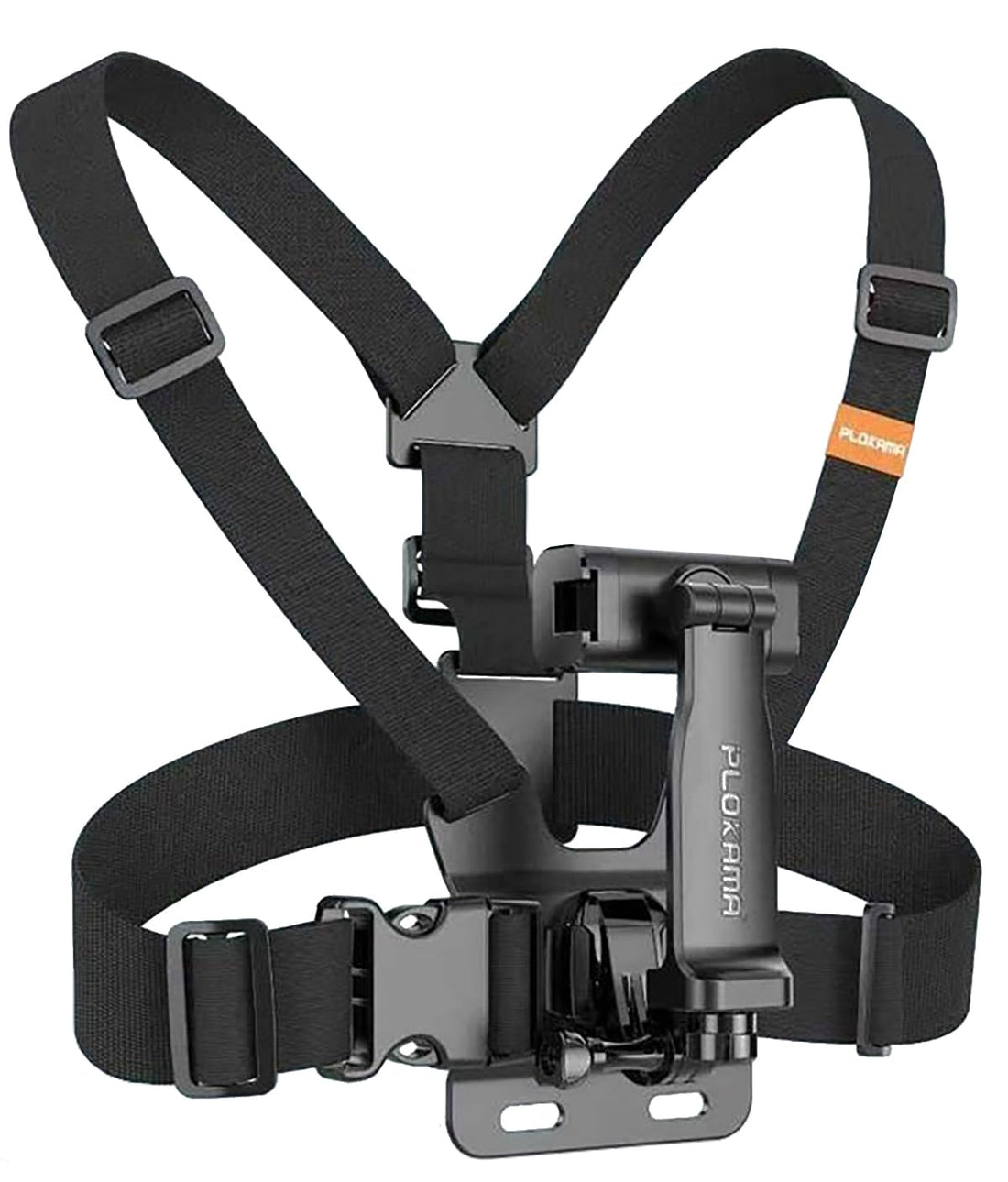 PLOKAMA CX-10 Chest Mount Camera Holder Chest Support Harness Mount Adjustable Chest Strap Belt Mobile Phone Strap Clip