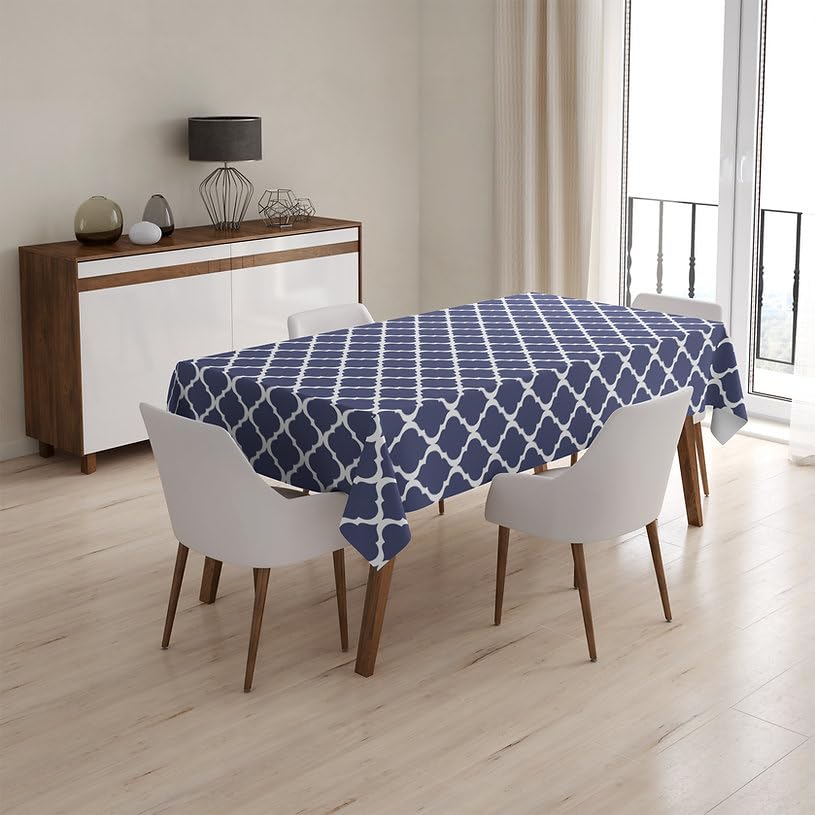 Cartela Tablecloth TC-PR1233Q (Navy Blue, 130x180cm)