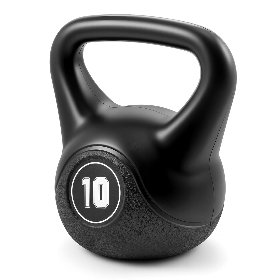 Kettlebell 10kg, Heavy Duty Cast Iron with Non-Slip Coating – Professional Gym & Home Fitness Equipment, Ergonomic Handle & Stable Base for Strength Training, HIIT, CrossFit