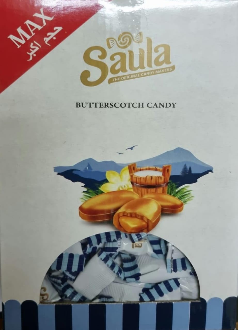 Saula Bonbon Butter Scotch Candy - Box 240 Pieces