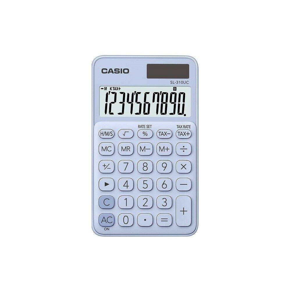 Casio SL-310UC-LB-N-DC Portable Digital Calculator - Purple