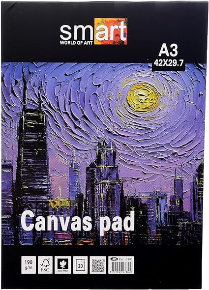 Smart A3 Canvas Sketch 42 x 29.7 cm 190 g 20 Sheets