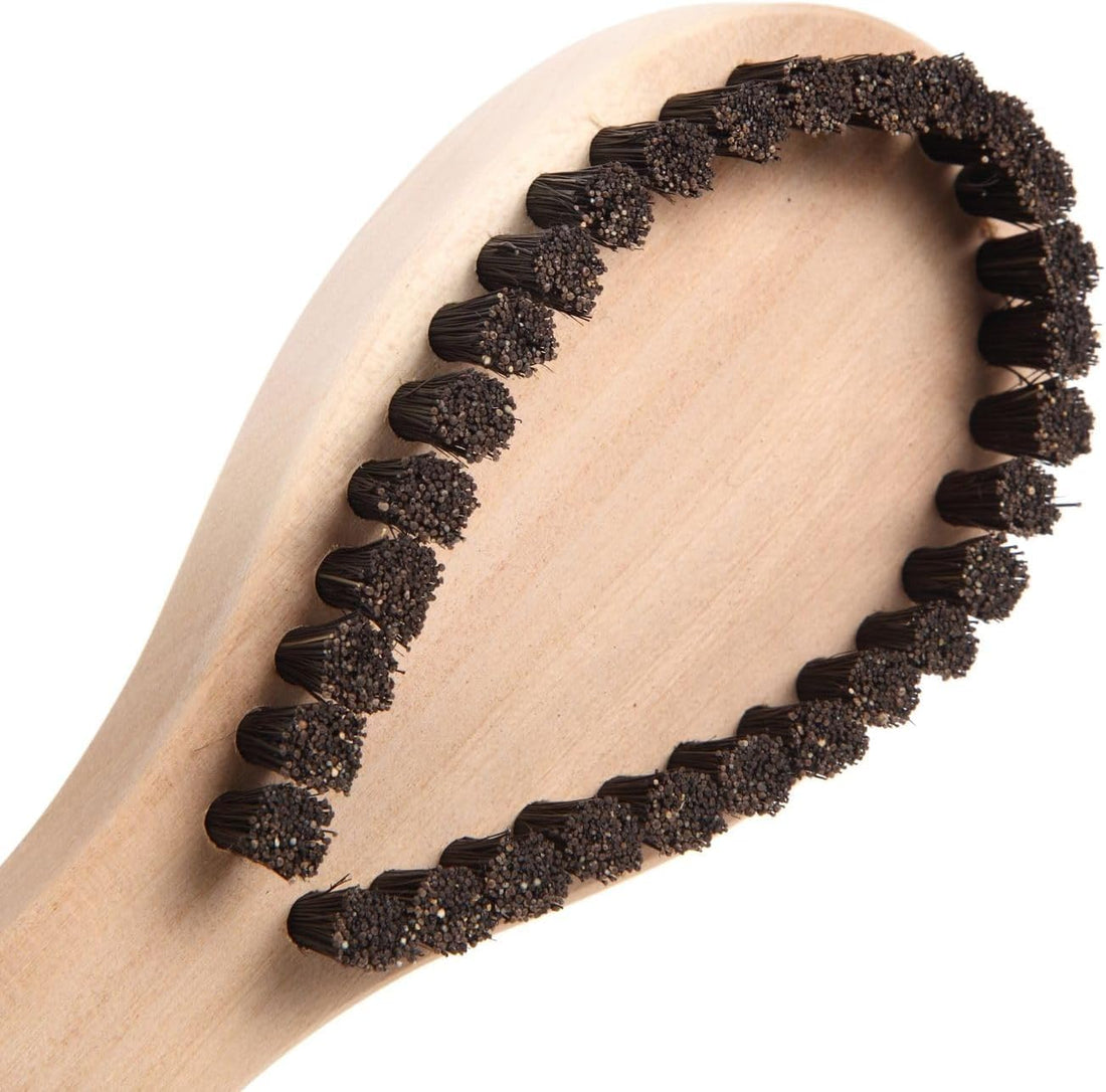 Clothes Cleaning Brush Lint Mop with Wooden Handle Strong Wire Bristles for Removing Hair Dust from Fabrics, Upholstery, Carpet, Practical and Comfortable for Daily Use