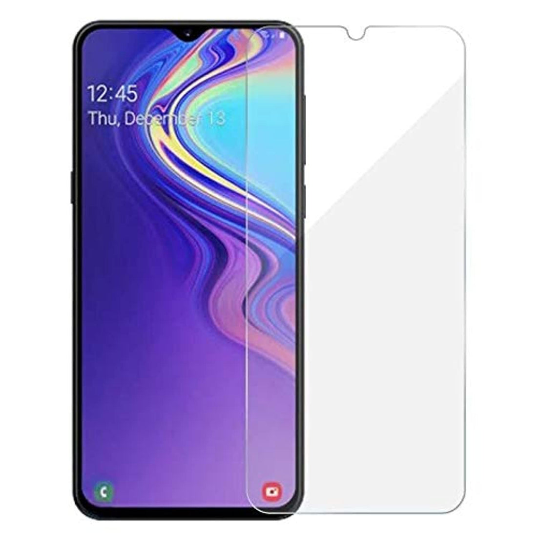 Tempered Glass Anti Fingerprint Screen Protector With Anti Scratch Layers And HD Coverage For Samsung Galaxy A10s - Clear