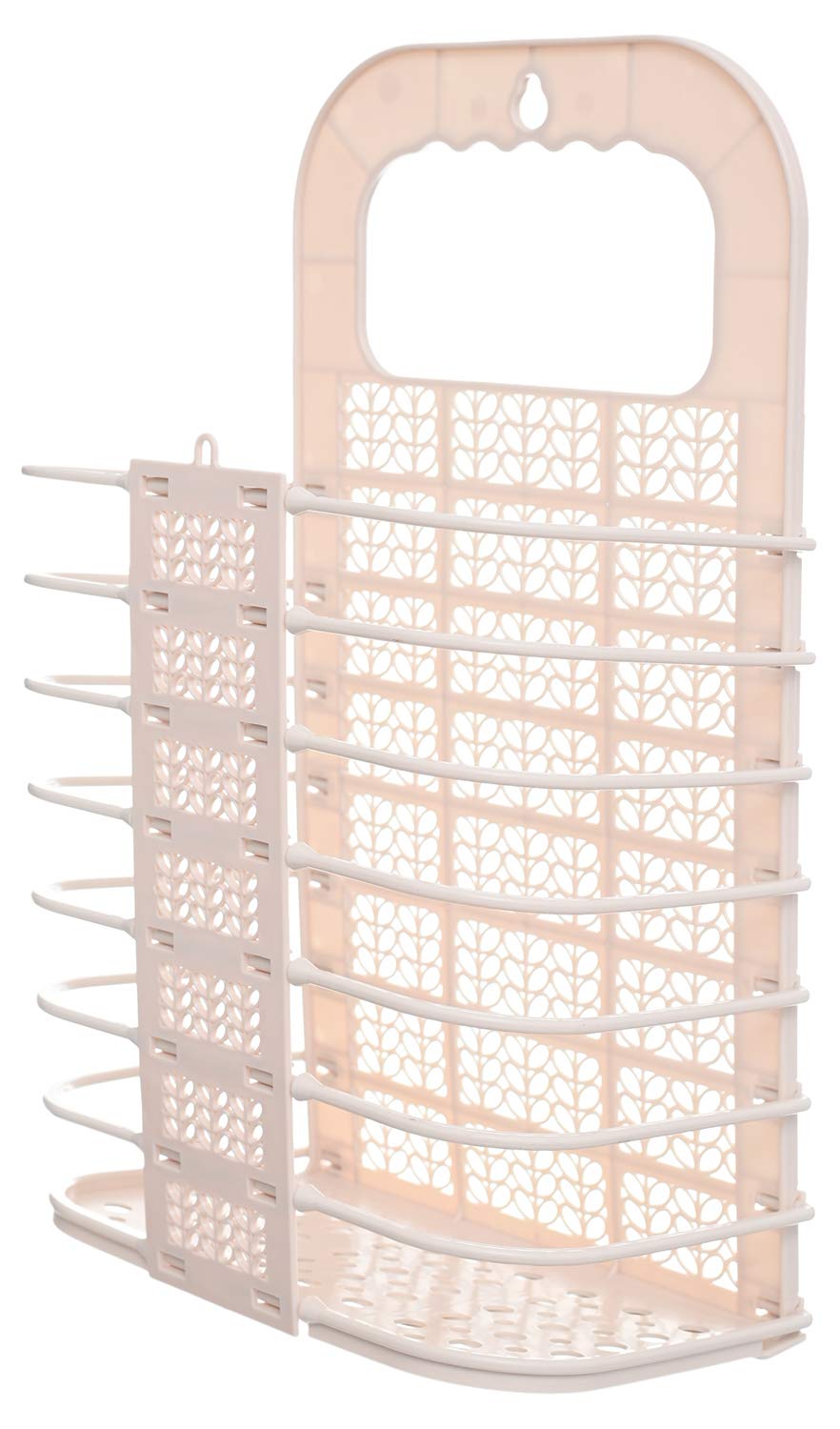 Plastic Laundry Basket - Beige
