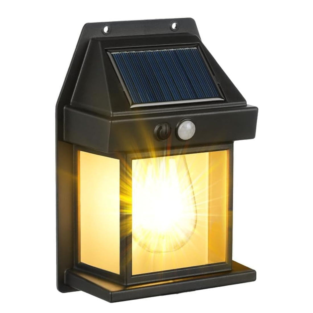 Flintronic Outdoor Solar Tungsten LED Wall Light With Motion Sensor, Waterproof IP65 Retro Lantern for Garden Lighting