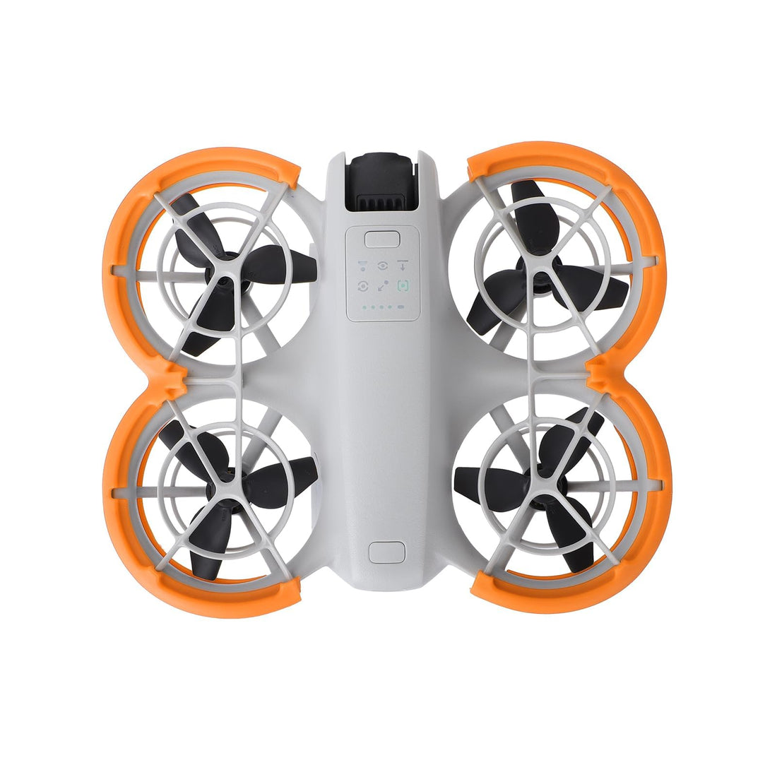 Propeller Guard Protector for DJI Neo, Drone Protective Bumper Ring Propellers Blades Anti-Collision TPU Prop Bumper Cover Bezel Guards (Orange)