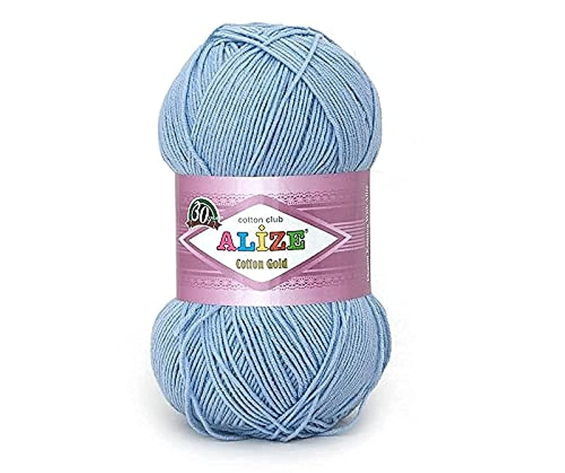 Sky Blue Color No. 40 Crochet and Knitting Yarn