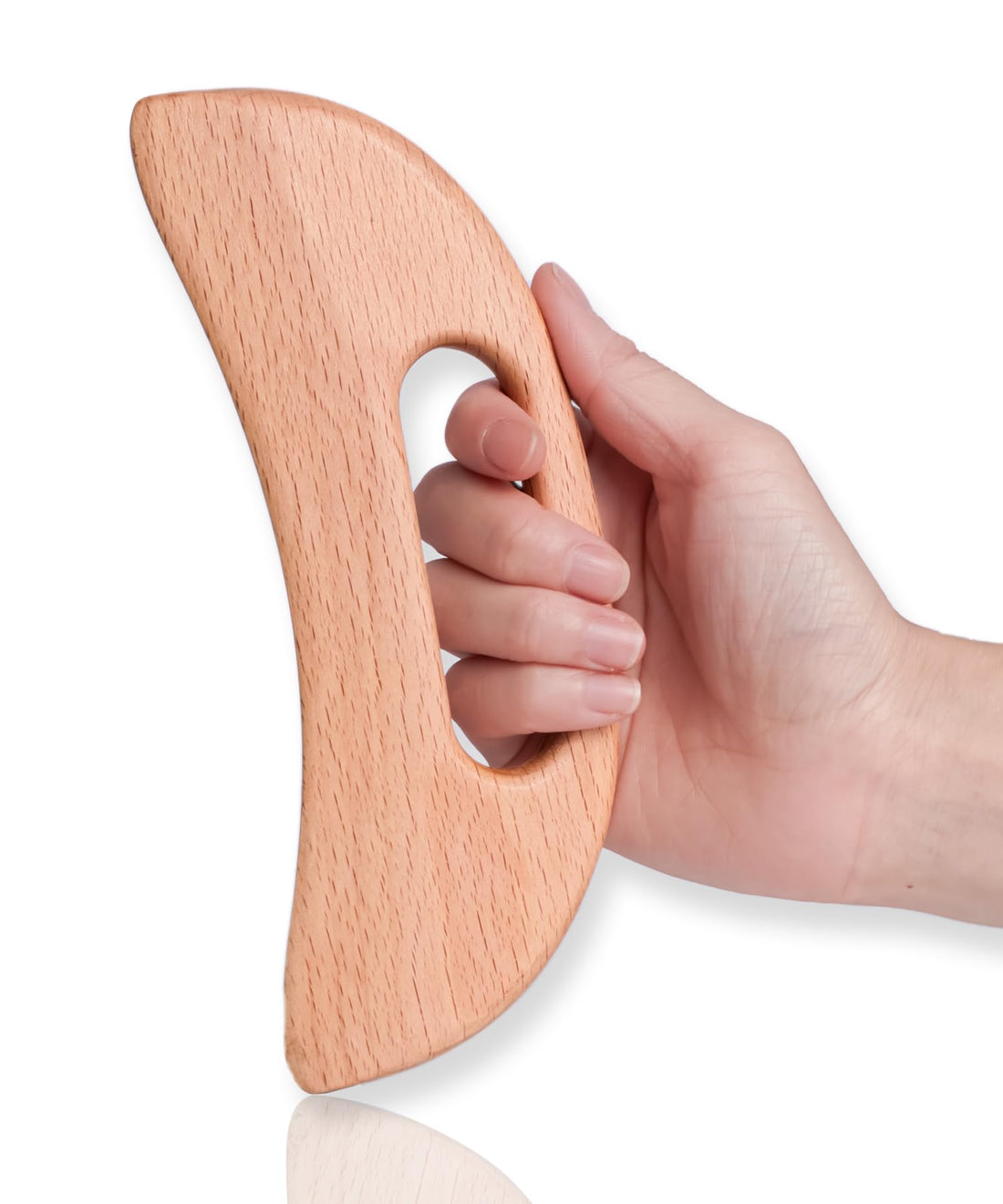 enttgo Haikole Body Gua Sha Tool Wooden Lymphatic Drainage Tool,Guasha Massage Tools for Anti Cellulite and Relieve Muscle Fatigue,Wood Therapy Massage Tools for Neck Back Face Leg Facial (A-Wood1)
