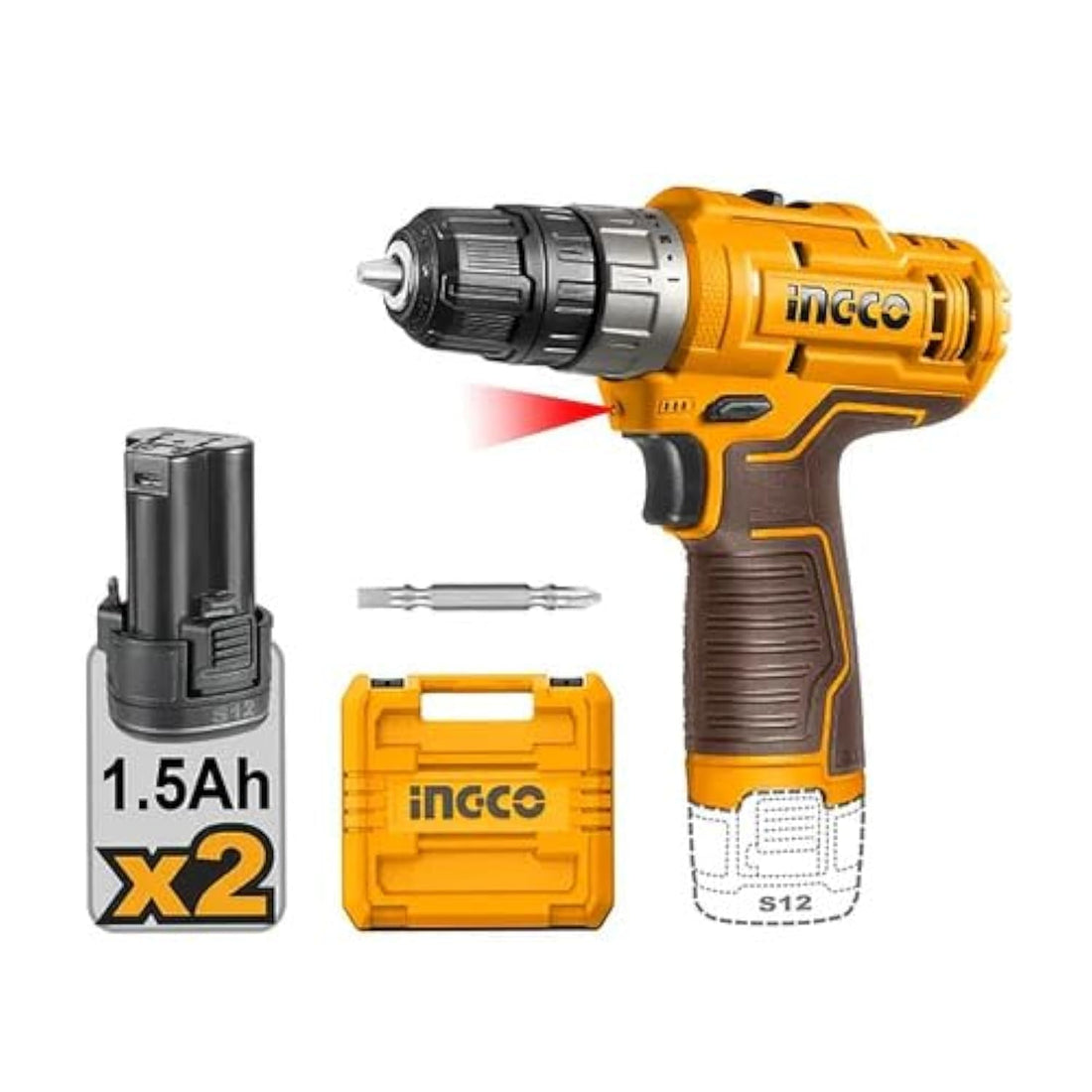 Ingco Lithium-Ion cordless drill