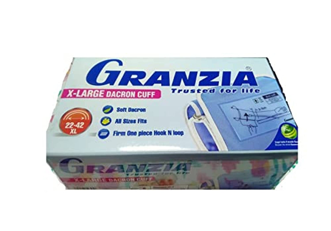 Granzia Blood Pressure Monitor - Cuff XL, 22-42 cm, Strength Training, Physical Therapy, Wrist Exercises