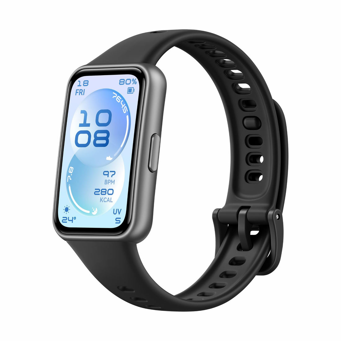 HUAWEI Band 11 Health & Fitness Tracker, Enhanced Sleep Tracking, All-Day Health Monitoring, Ultra-Slim & Comfort Wear, iOS & Android Compatible, Smart Watch, Black Polymer Case, Online Exclusive
