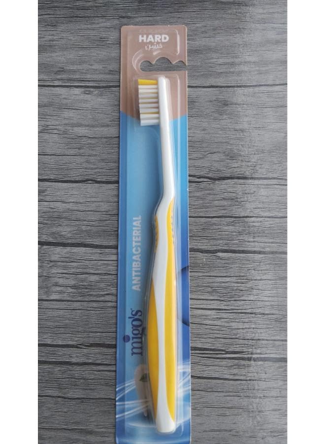 Mego Antibacterial Hard Toothbrush