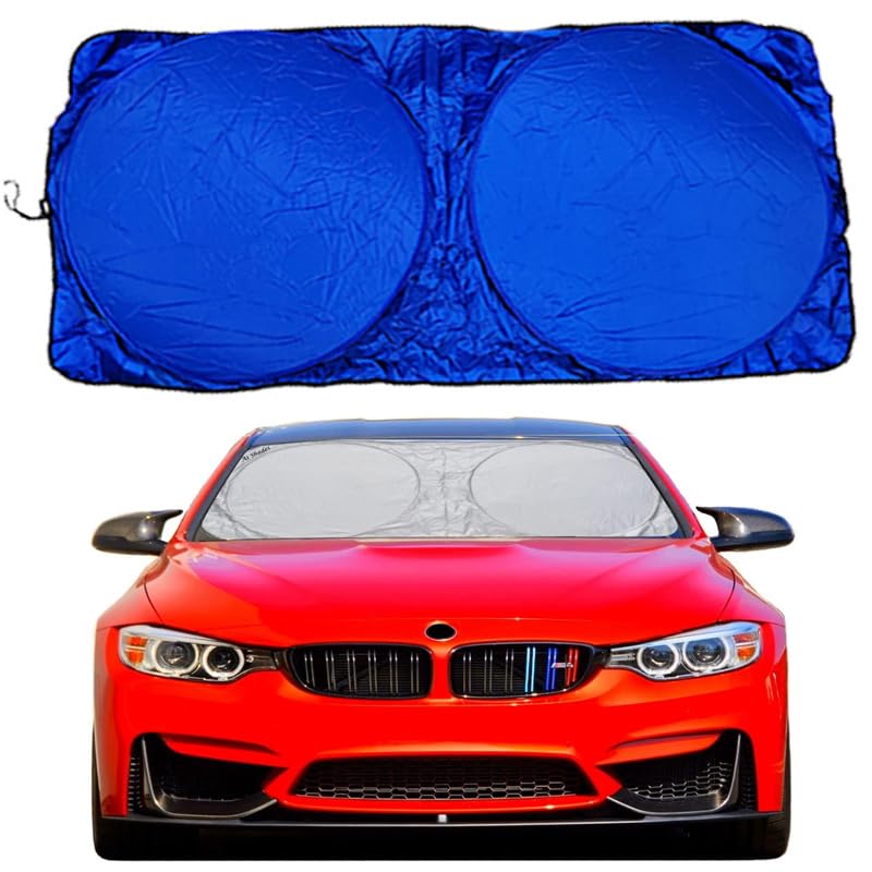 Rana Store Car Windshield Sun Shade Foldable Cover Dust and Rays Protection Sunshade Keep Your Car Cool(Size:150 * 70cm,Code:9228)