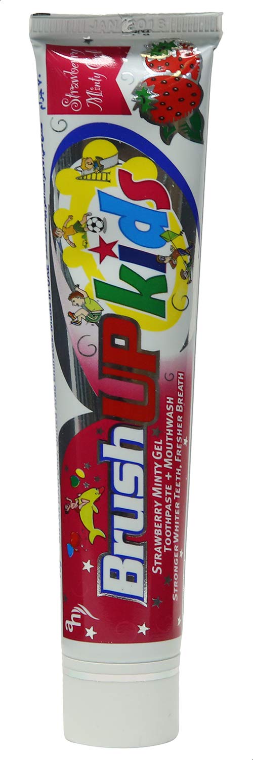 Brush Up Strawberry Mint Gel Toothpaste - 70 gm