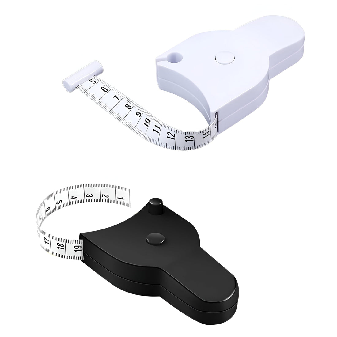 Measuring Tape Retractable - Convenient Self-Tightening Body Measuring Tool for Accurate Results: Track Your Body's Progress by Easily Measuring Waist, Hips, Bust, and Muscle Mass with Ease and Precis