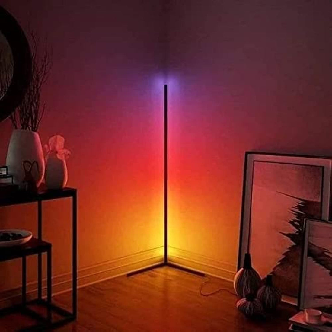 Lamp Corner LED and Modern Remote Control