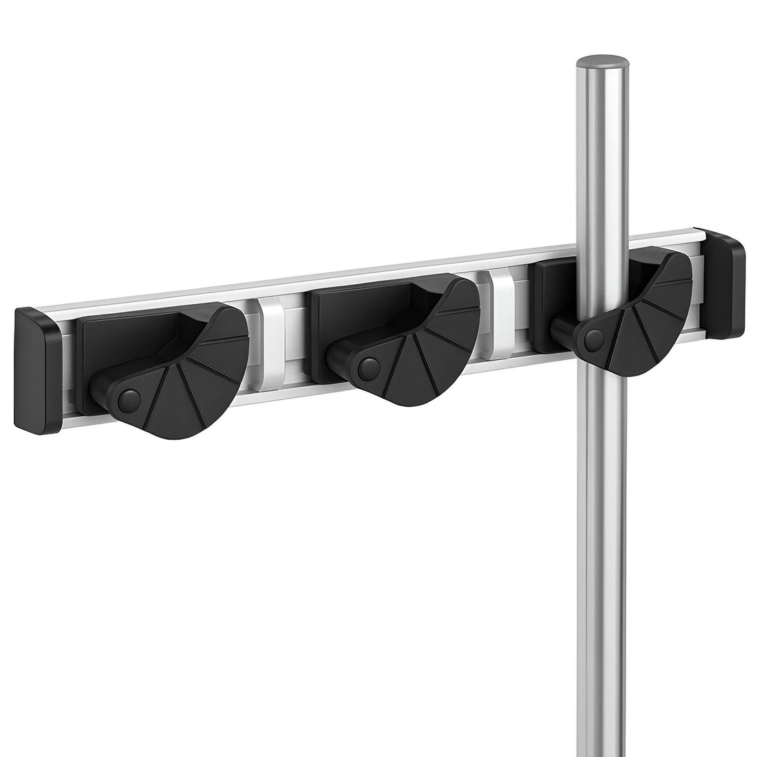 Wall-Mounted Tool Holder - Industrial Quality Garden Organizer with spring-loaded system for quick access and handle compatibility