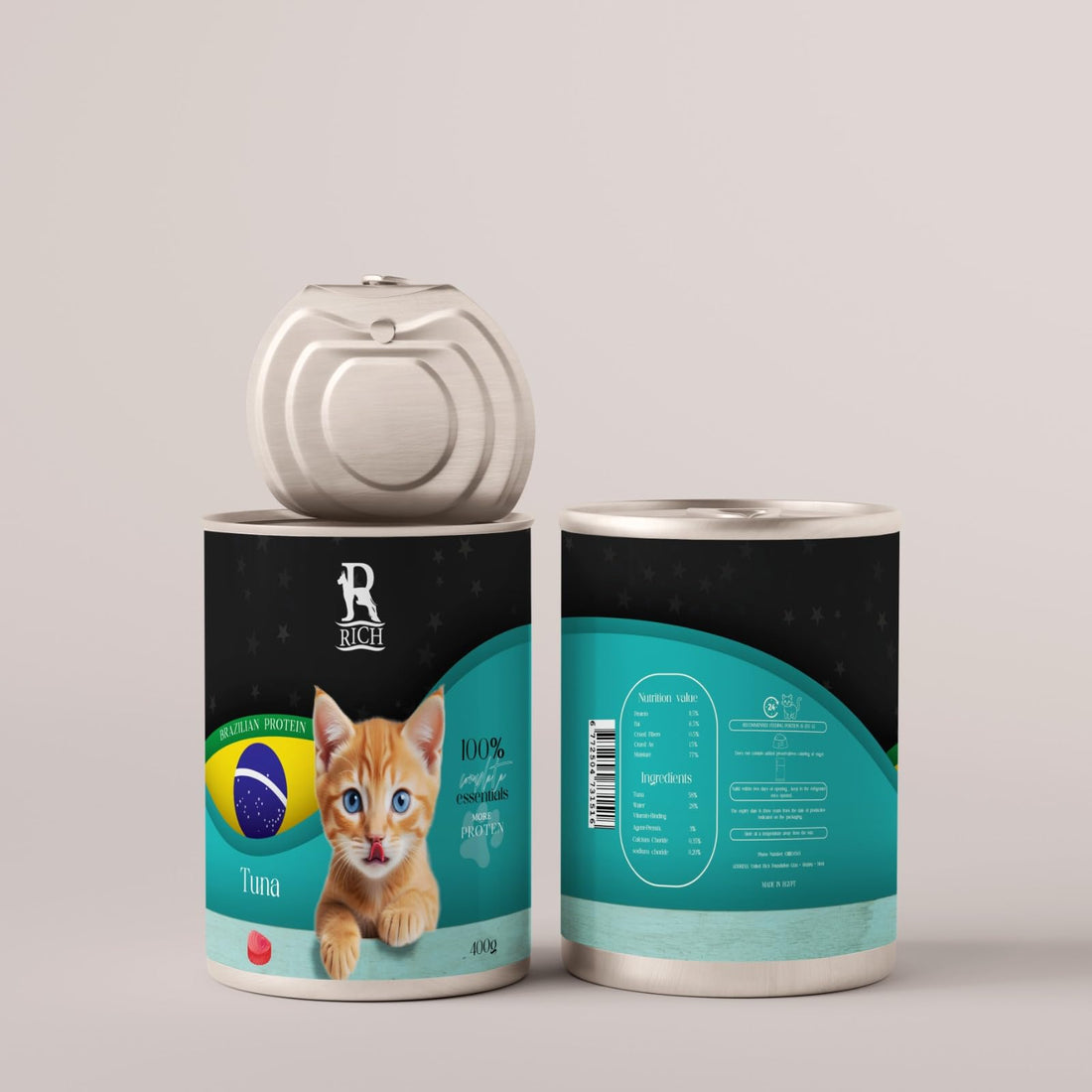 Rich Wet Food For Cats 400G (Medium, Tuna)