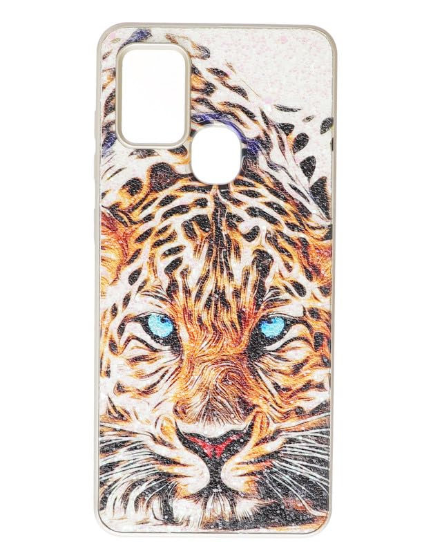 Grace Glitter Plastic Back Cover For Samsung Galaxy A21s, Multi Color 37329871
