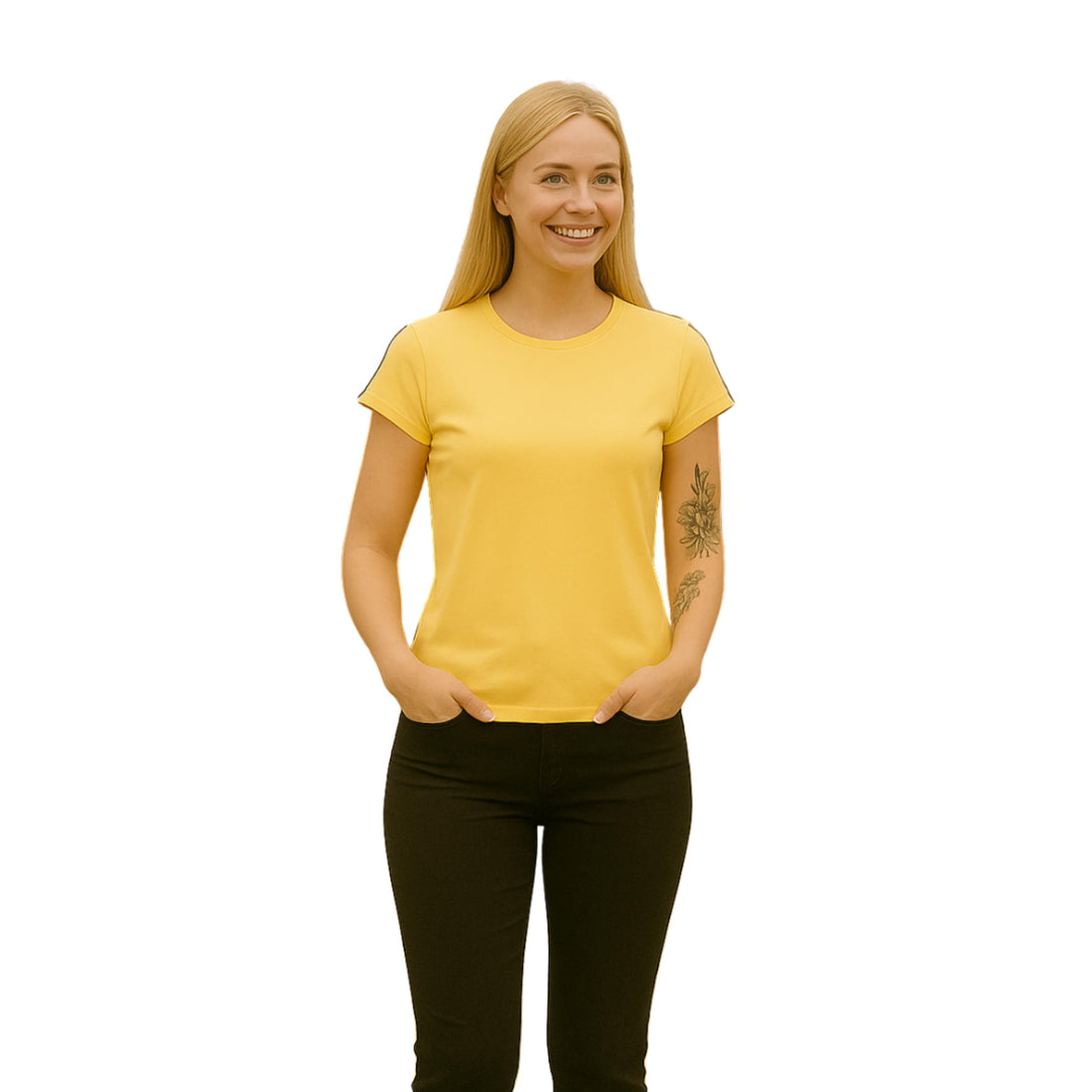 Women’s Classic Fit T-Shirt – Soft Cotton Spandex Blend | Short Sleeve Casual Tee | Everyday Comfort Top
