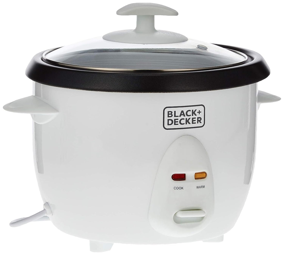 Black & Decker Rc1050 350W 1 L 4.2 Cup Rice Cooker (Non-Usa Compliant), White"Min 1 year manufacturer warranty"
