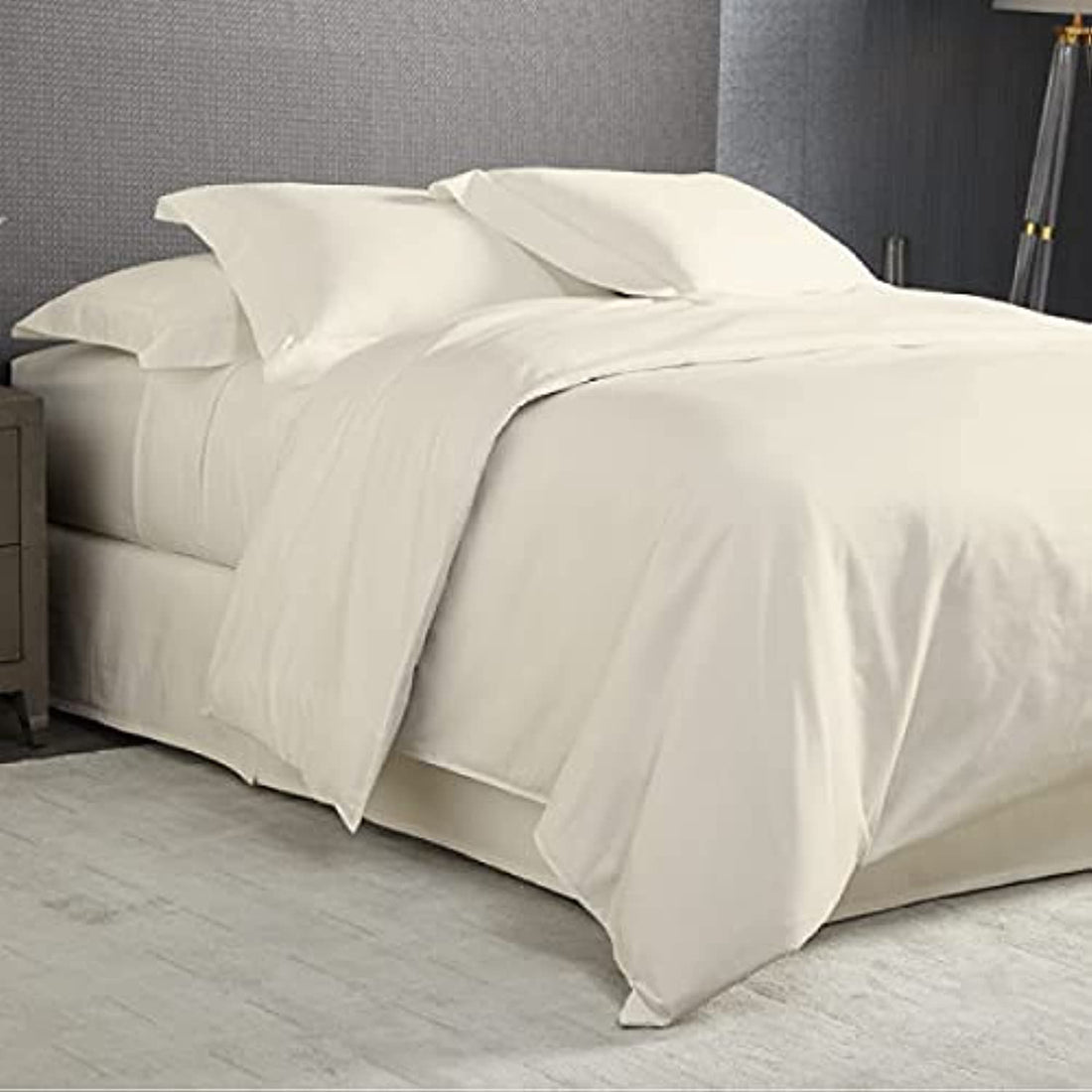 Bed N Home, Duvet cover set, 180x220cm, Ivory
