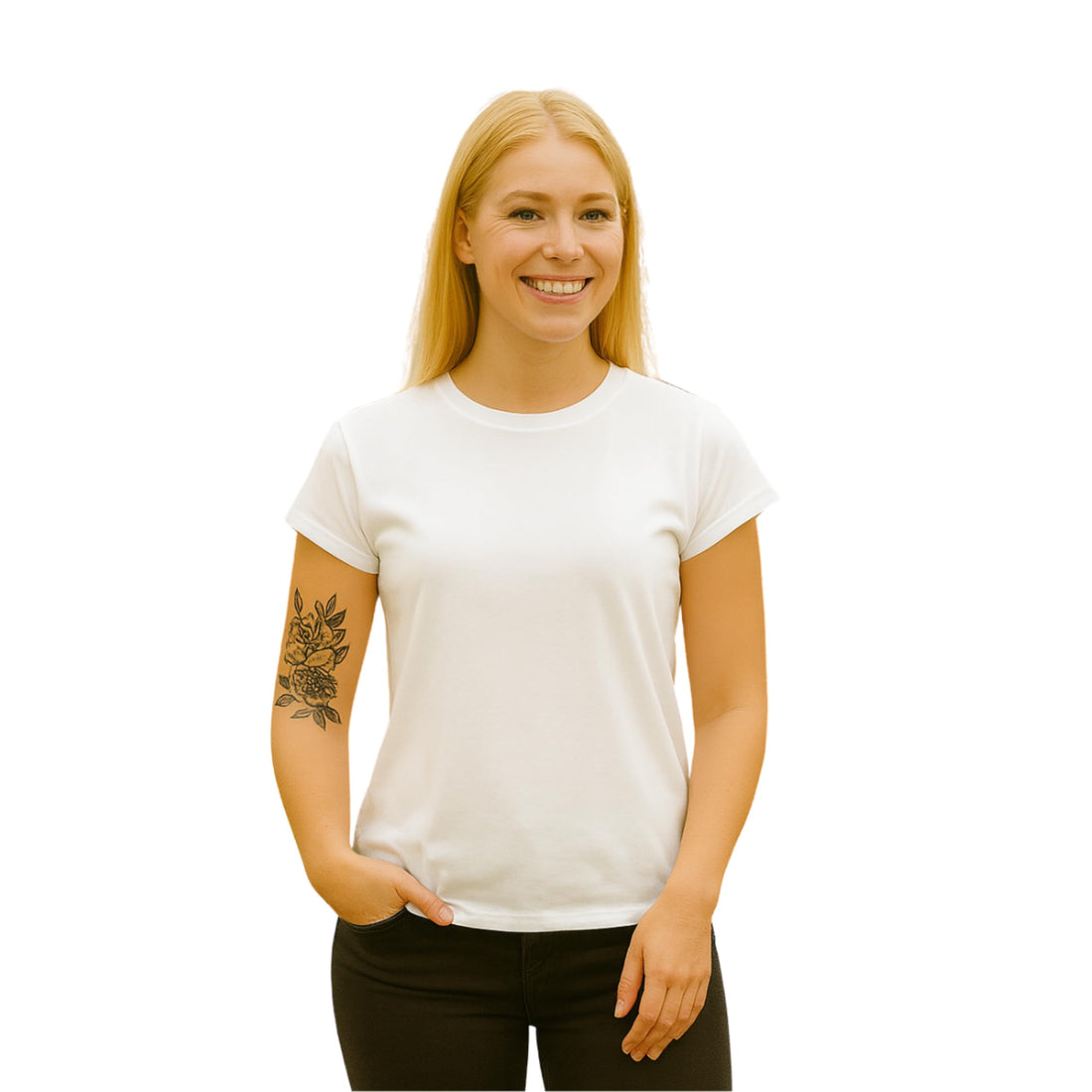 Women’s Classic Fit T-Shirt – Soft Cotton Spandex Blend | Short Sleeve Casual Tee | Everyday Comfort Top