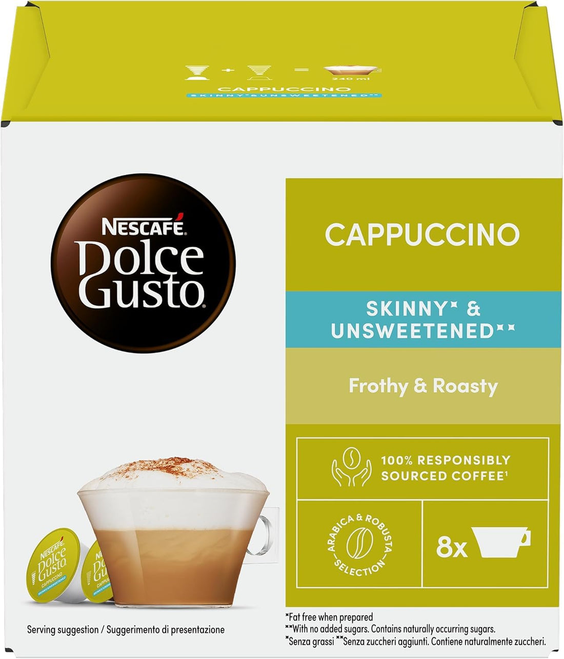 Nescafe Dolce Gusto Skinny Cappuccino 16 pods