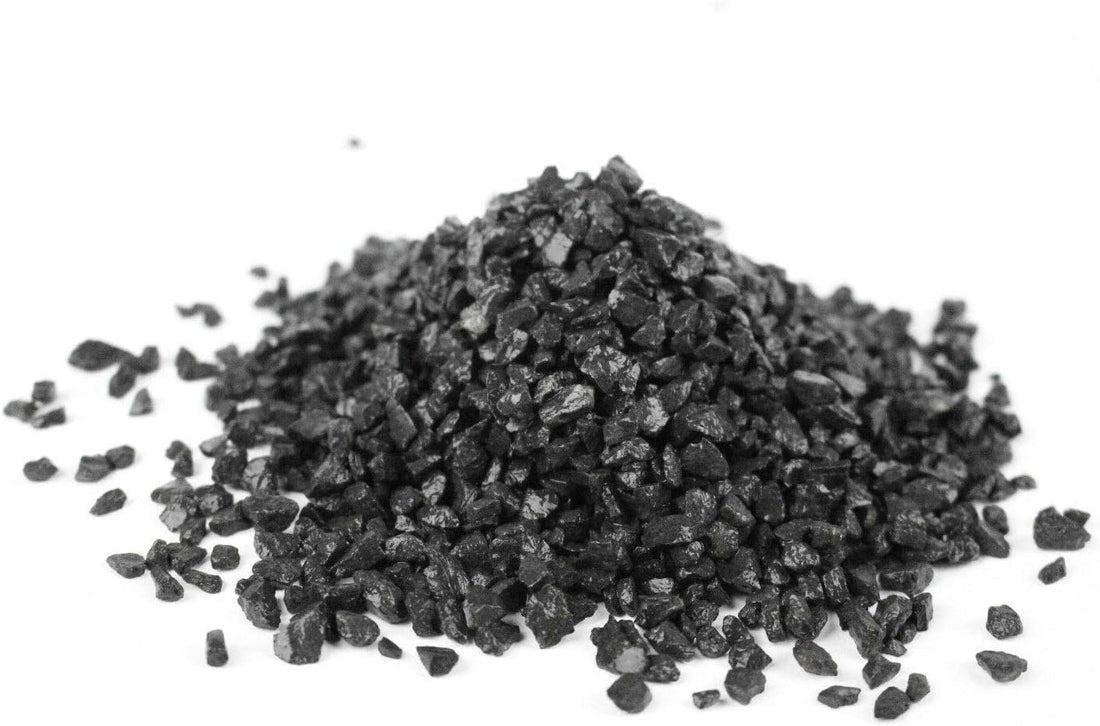 Aquarium Gravel Substrate for Fish - 1kg Gravel Small Garden Rocks Soil Cover for Aquariums, Landscaping, Vase Fillers, Succulent, Tillandsia, Cactus, Terrarium Plants (Black)
