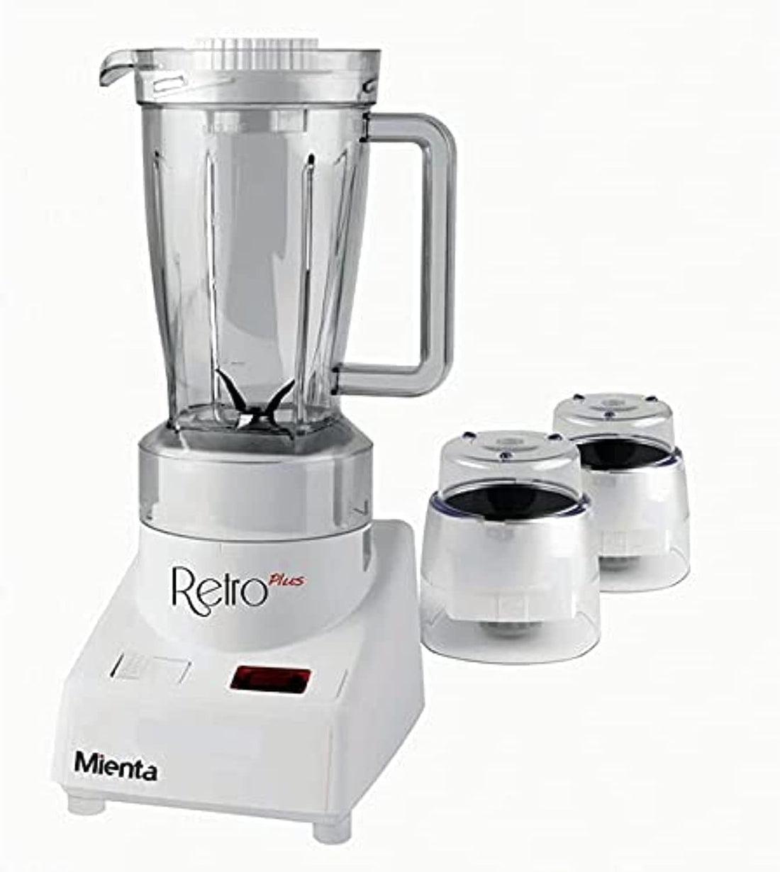 MySouq.co.-Marketplace Mienta BL-721 Blender & mixer with Grater And Grinder +Free Gifts Set of 3 Plastic Containers - 500 Watt - Made In Egypt