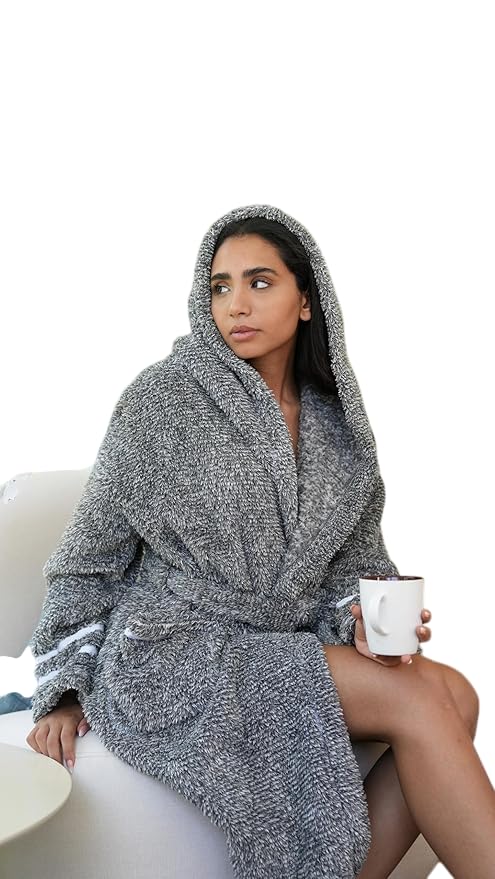 Winter Robe Gray On Size