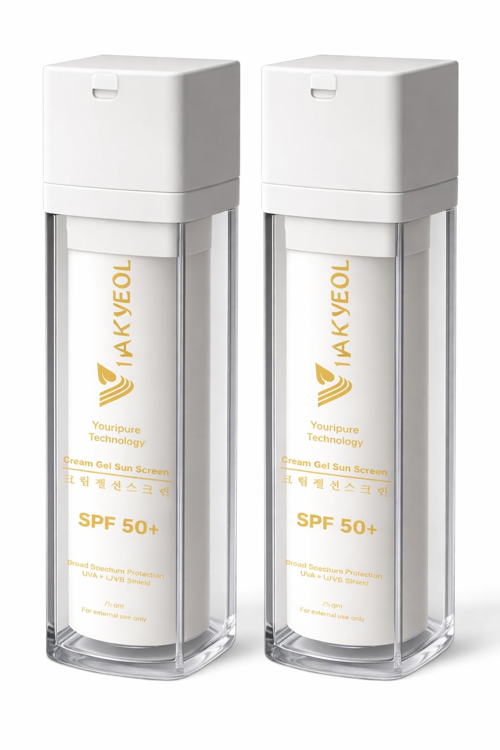 VITA-KYEOL Sunscreen, Advanced UV Protection, Broad Spectrum SPF, Non-Greasy Formula, Lightweight, All Skin Types, with Zinc Oxide & Titanium Dioxide 1+1
