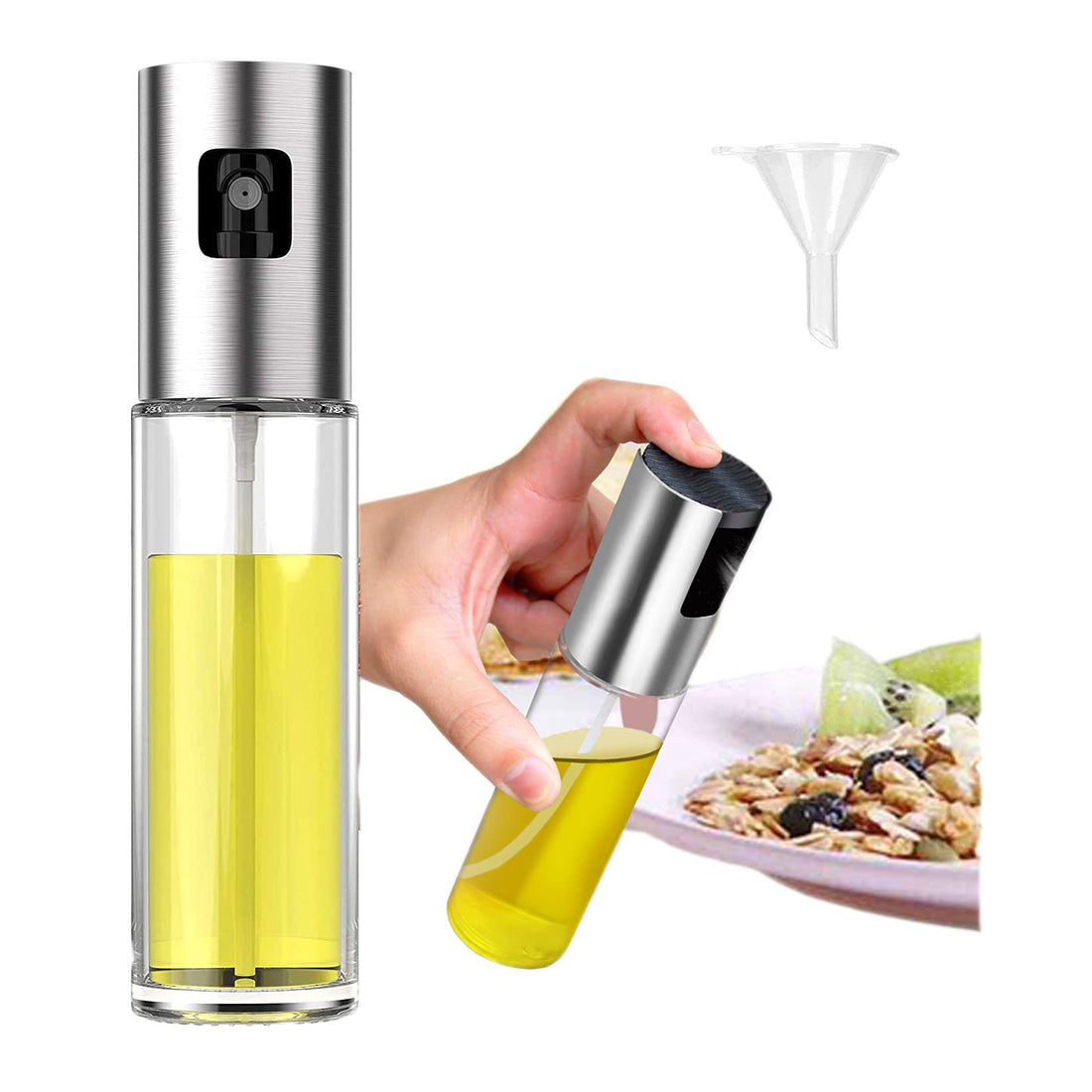 Handly Oil Sprayer for Cooking, Olive Oil Sprayer Mister for BBQ,Salad,Roasting,Baking,Grilling,air fryer (1 sprayer)