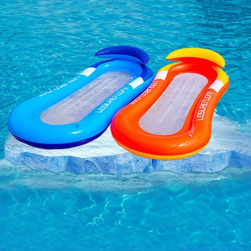 Water Hammock Float, Inflatable Lounger Float Float, Swimming Pool Air Mattress, Summer Beach Ocean Beach Water Bed for Adults Outdoor Hammock 1pc Imported