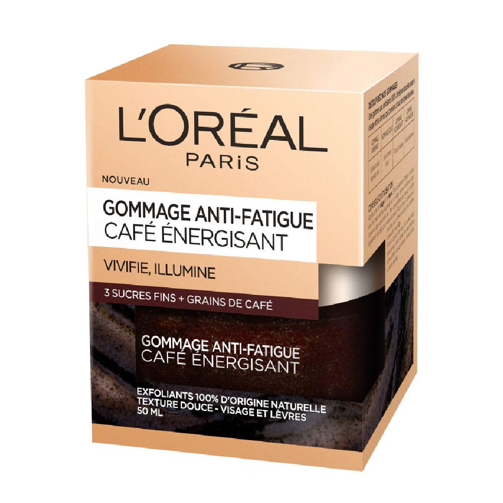 L'Oréal Paris Energising Coffee Anti-Fatigue Scrub - 50 ml Jar