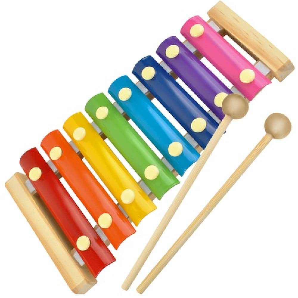 Wonka Ducomi Xylophone Musical Instrument Wood with Drumsticks - Entertainment, Development and Talent