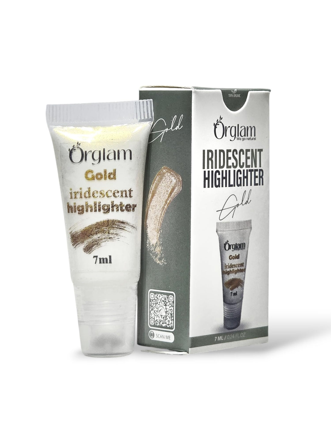 Orglam . (Gold Iridescent face Highlighter, 7ml)