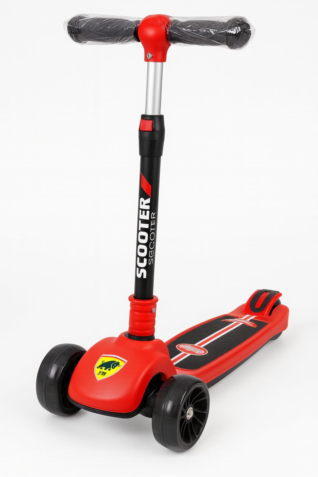Fantastic-Kids-Toys 3 Wheel Scooter with LED Light, Foldable, Adjustable Handle, Code 2142-R