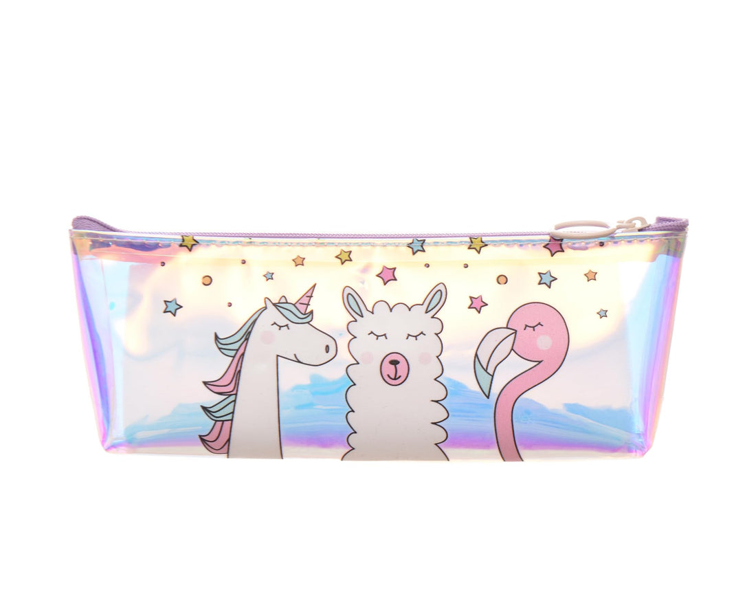 NO:M-294 Pencil Case With Compact And Lightweight Design Makes It Perfect For On-The-Go Use, Whether At School, Work, Or Traveling - Multi Colour