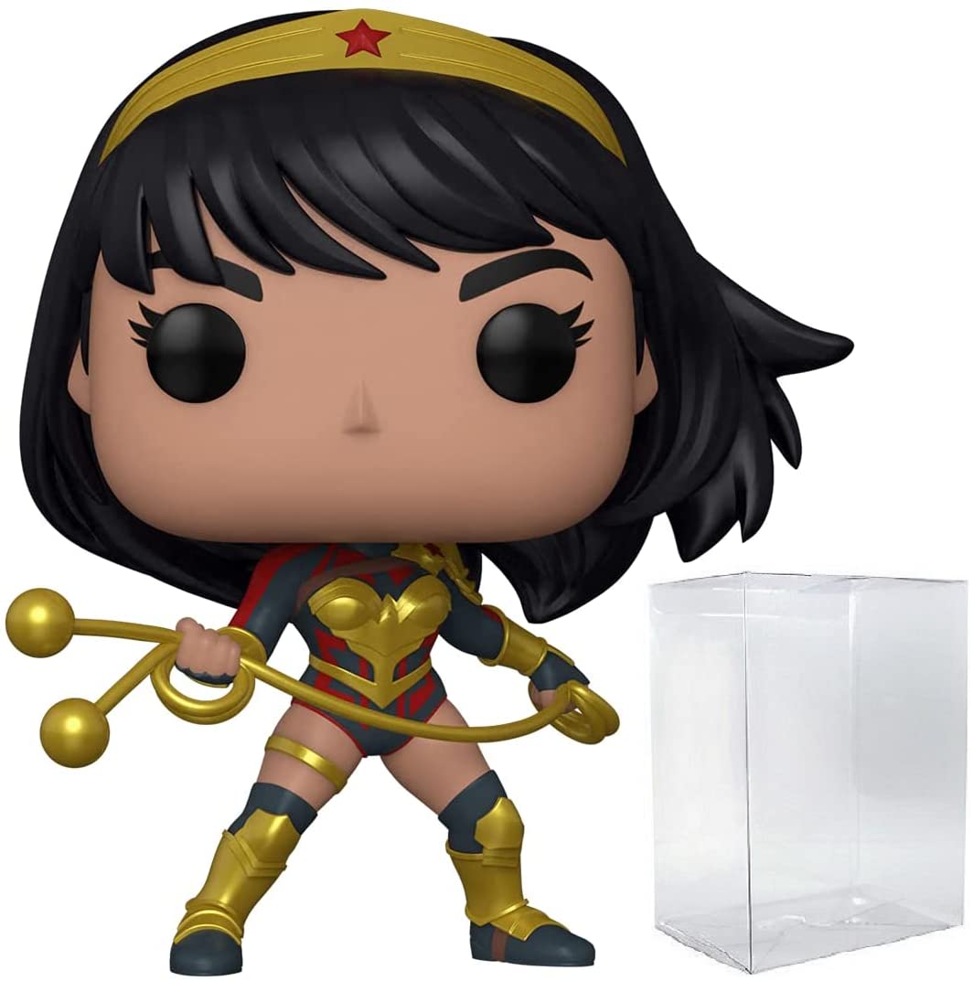 Funko DC Heroes: Wonder Woman - Yara Flor Pop! Vinyl Figure (Bundled with Compatible Pop Box Protector Case)