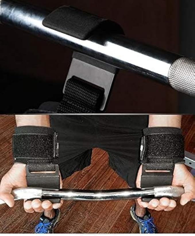 Door Pull-Up Bar for Home Workouts Adjustable – Heavy Duty Iron Exercise Bar with Foam Grip – Wide Grip Chin-Up Bar for Strength Training – Supports Up to 100kg – No Drilling Needed