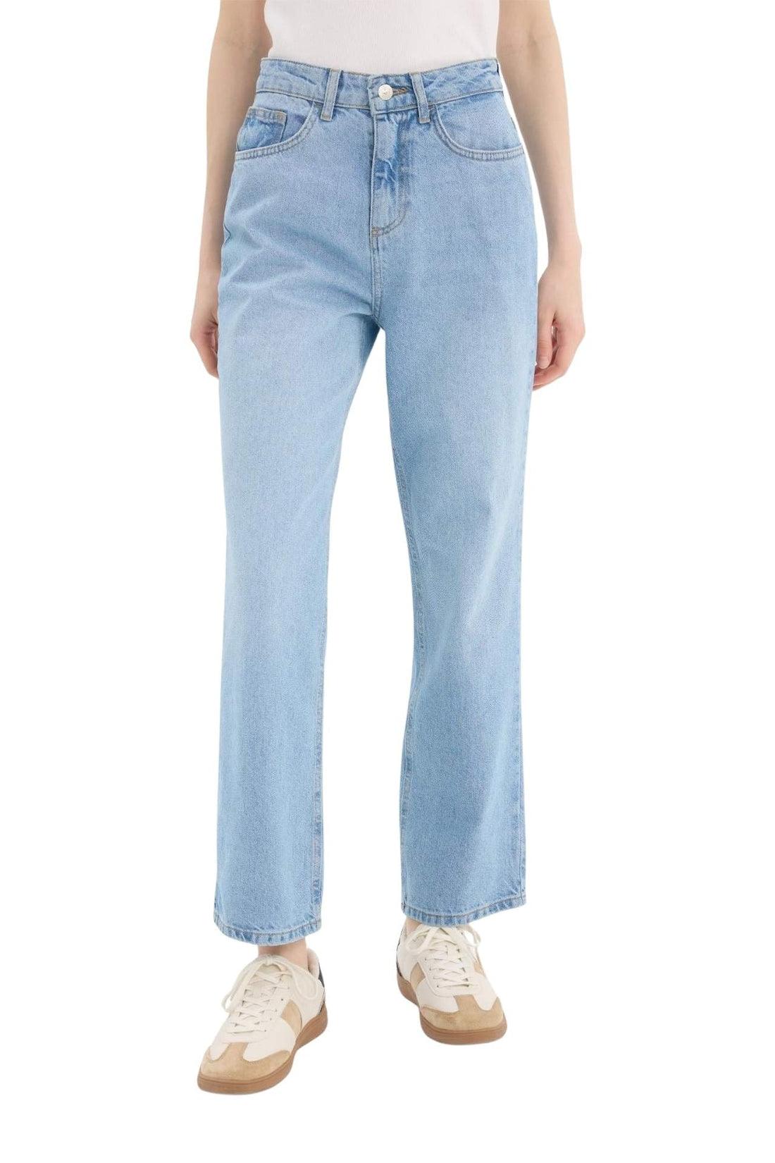 DeFacto Womens Straight Special Collection Denim Trousers E3191AX Trousers