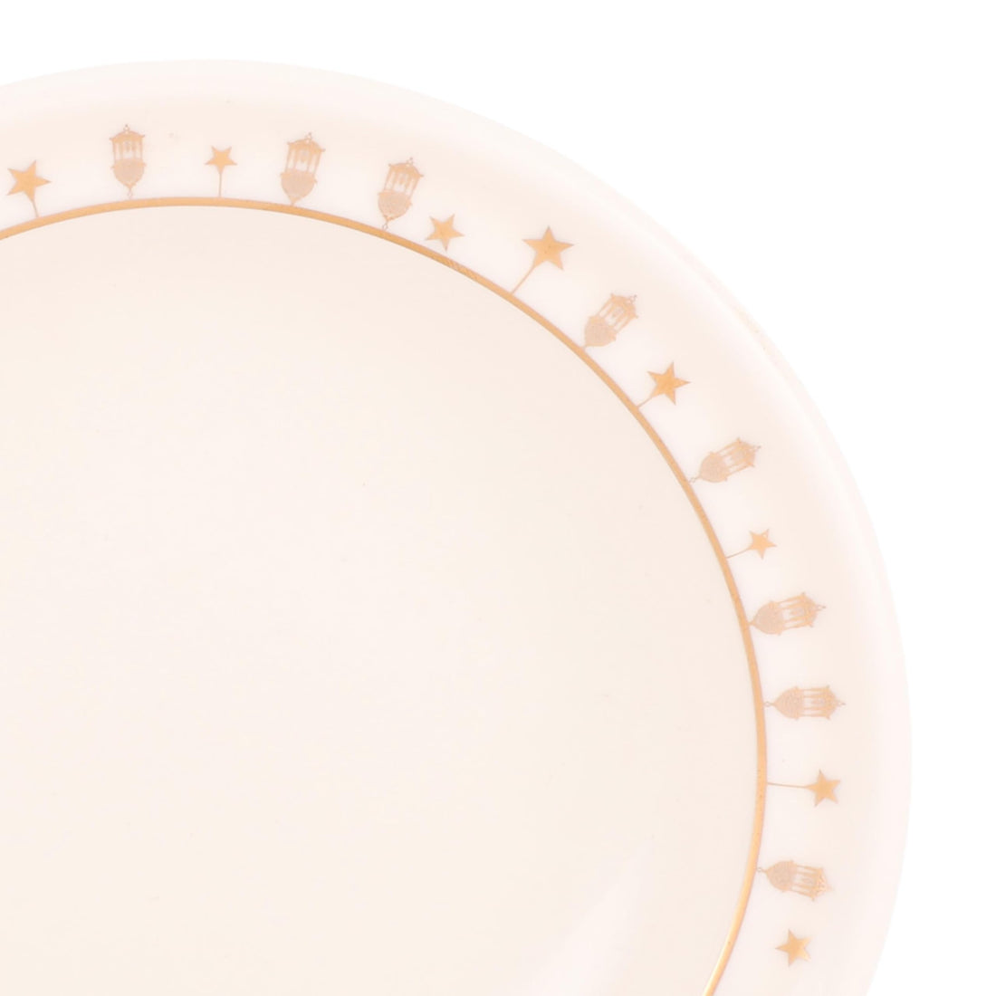 Rosa by Zinnia Porcelain Decorations Tamreya Dish with Lid, 15 cm Size, Golden